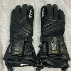VoltHeat Moto Titan 7V heated waterproof leather gloves